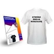 T-shirt naprasowanka na jasne tekstylia 1 szt A4 140 g