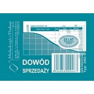 Druk DOWÓD SPRZEDAŻY A7 260-9 (paragon)