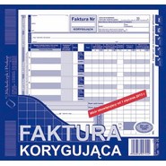 Druk FAKTURA VAT KORYGUJĄCA 2/3 A4 106-2E