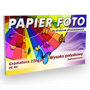 Papier Foto A3 270g/m2 50ark Wysoko połyskowy PE RC