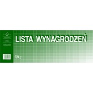 Druk LISTA WYNAGRODZEŃ 1/2 A3 P03