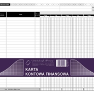 DRUK KARTA KONTOWA FIANSOWA A4 (431-1)