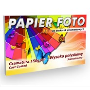 Papier Foto 10x15cm 150g/m2 100ark Wysoko połyskowy MCC