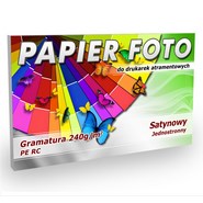 Papier Foto 13x18cm 240g/m2 50ark Satynowy PE RC