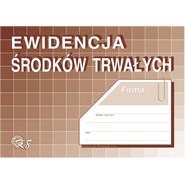 Druk EWIDENCJA ŚRODKÓW TRWAŁYCH A5 K8