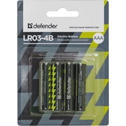 Baterie Defender Alkaliczne AAA 4szt LR03 Blister