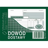 Druk DOWÓD DOSTAWY A6 (315-5)