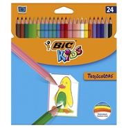 Kredki BIC Kids Tropicolors 24