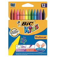 Kredki BIC Kids Plastidecor 12 świecowe