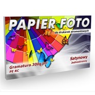 Papier Foto 10x15cm 300g/m2 100ark Satynowy PE RC