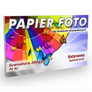 Papier Foto 9x13cm 200g/m2 100ark Satynowy PE RC
