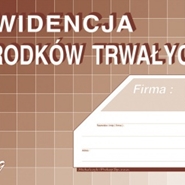 Druk EWIDENCJA ŚRODKÓW TRWAŁYCH A4 K9