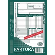 Druk FAKTURA VAT BRUTTO A5 (124-3E)