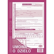 Druk UMOWA O DZIEŁO A4 (510-1)