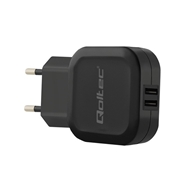 Ładowarka sieciowa Qoltec 2xUSB 3,4A