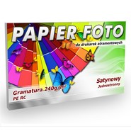 Papier Foto 10x15cm 240g/m2 100ark Satynowy PE RC