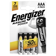 Baterie Energizer Alkaliczne AAA 4szt LR03 Blister