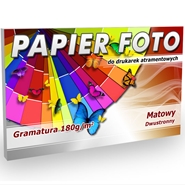 Papier Foto A4 180g/m2 50ark Matowy DWUSTRONNY