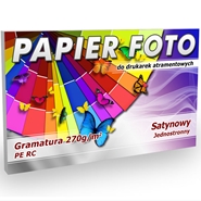 Papier Foto 9x13cm 270g/m2 100ark Satynowy PE RC - PROMOCJA