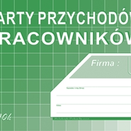 Druk KARTY PRZYCHODÓW PRACOWNIKÓW K10h
