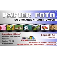 Papier Foto A5 200g/m2 50ark Perłowy PE RC - WYPRZEDAŻ